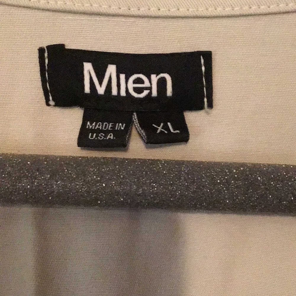 MIEN, 2 button, Tie/Wrap Jumpsuit, 2 side pockets, 2 back pockets, USA Made, XL